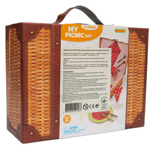 Набір ігрового посуду - пікнік, 26x19,5x10 см, різнокольоровий (CH52016)