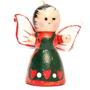 Набір ялинкових іграшок - дерев'яні фігурки, 6 шт, 14x14 см, різнокольоровий, дерево (060153)