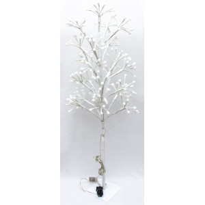 Світлодіодна декорація - Дерево на підставці, 120x18x18 см, 220л, білий, теплий білий, IP44 (141134)
