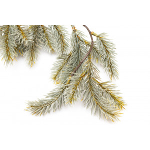 Новорічна декорація - хвойна гілочка, 120 см (170296)