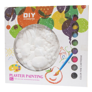 Набір для дитячої творчості - фрукти, 16,5x16,5x3 см, гіпс (L2016-3)