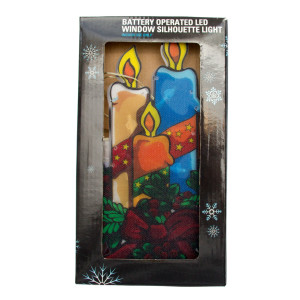 Світлодіодна декорація - Свічка, 25x13,5 см, 10л, пластик, IP20 (640294)