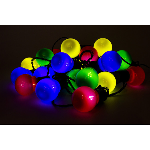 Світлодіодна гірлянда, 6 м, 20 л, різнокольоровий, IP20 (650712)
