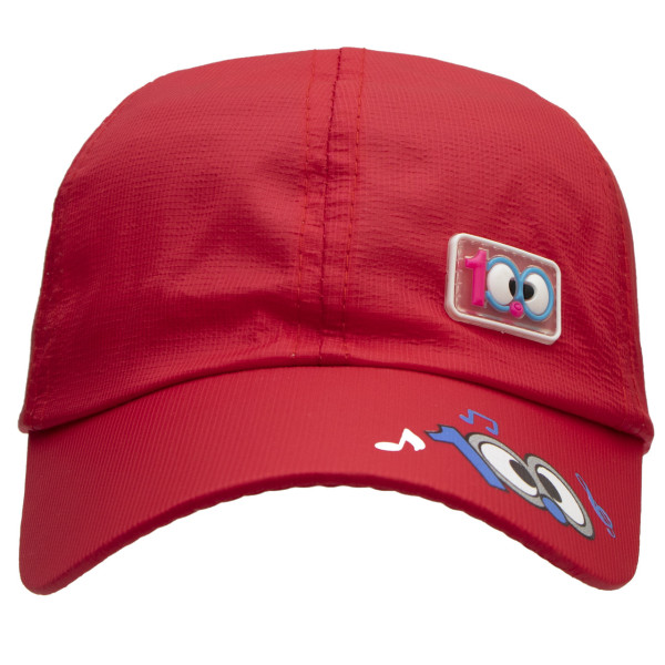 Кепка дитяча з емблемою, червоний, 54 см, 3-6 років, бавовна (517908)