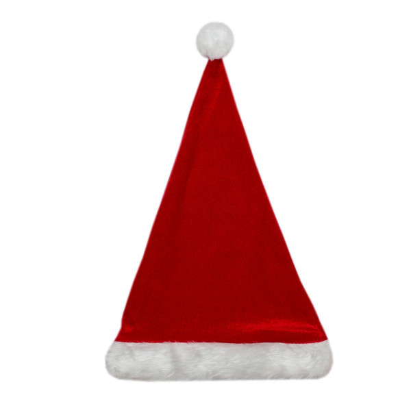 Карнавальний костюм  Санта Клаус (Дід Мороз)  для дорослого 180см, вельвет, червоний з білим (462414)