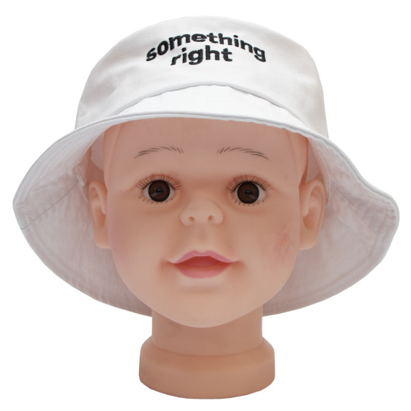 Панама дитяча Something Right, білий, 50-52 см, 3-6 років, бавовна (517298)