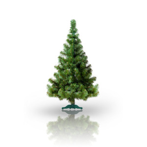 Ялинка штучна - Клеопатра, 120 см, пластикова ніжка, сосна, зелений, ПВХ (МК-120)