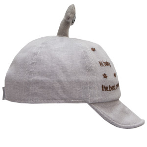 Кепка дитяча з написом, світло-фіолетовий, 46 см, 2-4 роки, бавовна (517861)