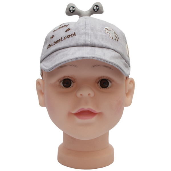 Кепка дитяча з написом, світло-фіолетовий, 46 см, 2-4 роки, бавовна (517861)