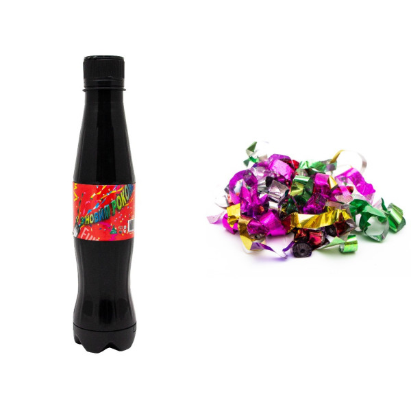 Хлопавка пневматична - Кока-кола, чорна, 26 см (400386-4)