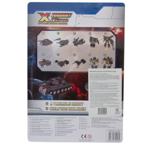 Трансформер армійський робот-БТР, золотисто-червоний, пластик (10958-4)