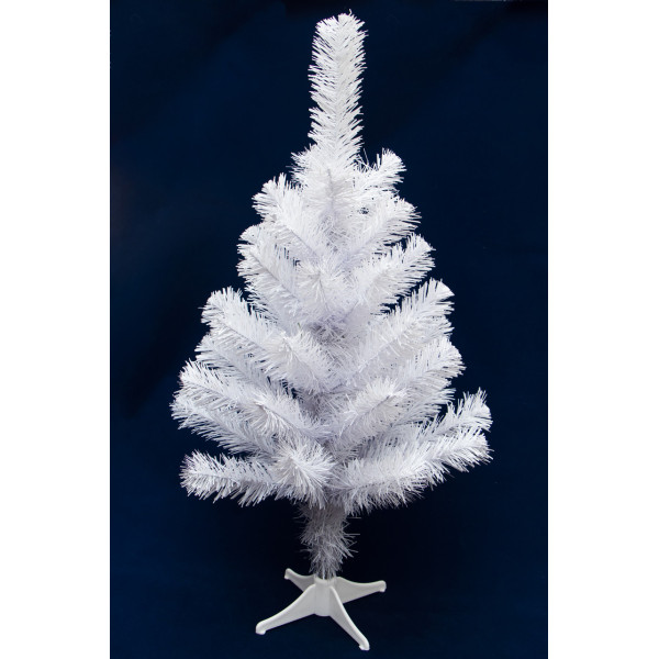 Ялинка штучна новорічна 60 см, білий, ПВХ (МАГ-60/1)