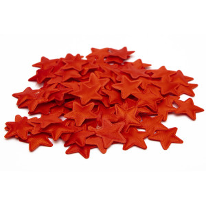 Хлопавка пневматична, 25 см, червоні тканинні зірочки (400638-1)