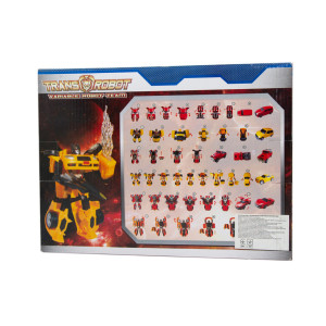 Трансформер робот зі світловими ефектами, жовтий джип, пластик (78115-65-5)