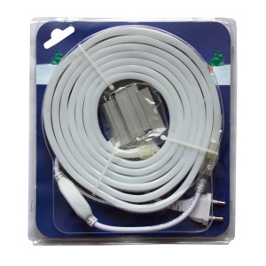 Неонова світлодіодна гірлянда-трубка SMD2835 LED, 3 м, зелений, кріплення, IP20 (950040)