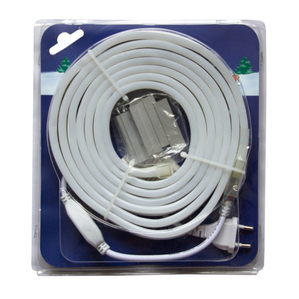 Неонова світлодіодна гірлянда-трубка SMD2835 LED, 3 м, зелений, кріплення, IP20 (950040)