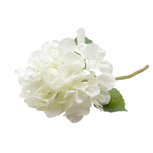 Штучна квітка Гортензія, 35 см, білий (630980)