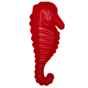 Формочка - морський коник, 16,5 см, червоний, пластик (JH2-011A-2)