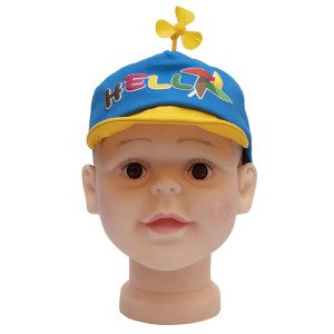 Кепка дитяча Hello, блакитний, 46 см, 1-3 роки, бавовна (517557)