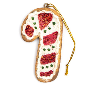 Новорічна ялинкова іграшка - фігурка Цукерка, 7,6 см, різнокольоровий, полістоун (000630-5)