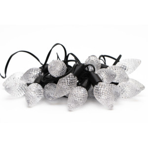 Світлодіодна гірлянда з насадками, 2 м, 20 л, холодний білий, IP20 (650958)