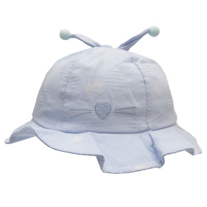 Панама дитяча з бантиком, світло-фіолетовий, 48 см, 1-3 років, бавовна (517359)