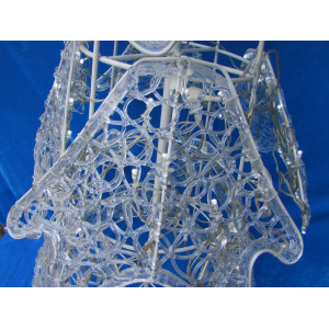 Світлодіодна декорація - ялинка, 150 см, 280л, білий, холодний, IP20 (051496)