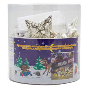 Світлодіодна гірлянда-нитка - зірки, 4 м, 20 л, 3AA батарейки, теплий білий, IP20 (652440)