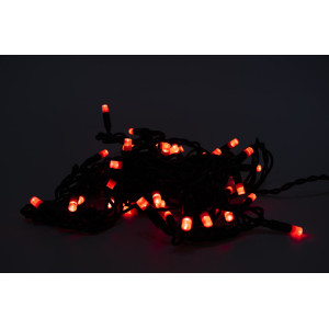 Світлодіодна гірлянда, 5 м, 50 л, червоний,  IP44 (040582)