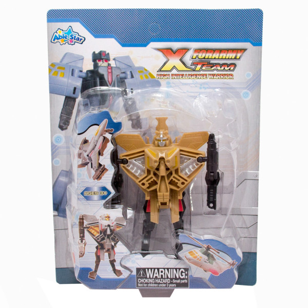 Трансформер армійський робот-літак, хакі, пластик (10951-2)