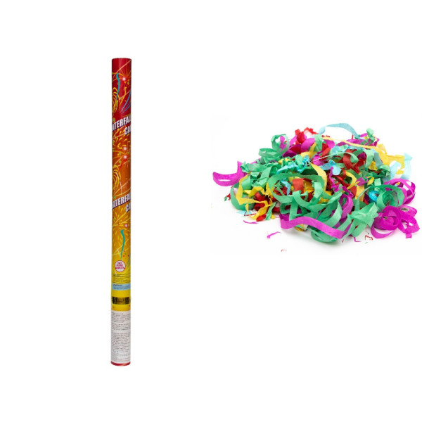 Хлопавка пневматична, 80 см, різнокольоровий серпантин (400751)