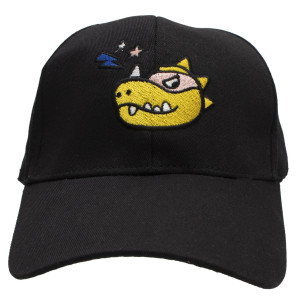 Кепка дитяча T-Rex, чорний, 51 см, 5-10 років, бавовна (517526)