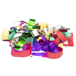 Хлопавка пневматична, 30 см, різнокольорові фігурки з фольги (400256)