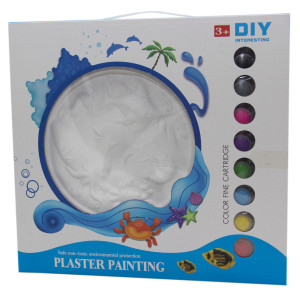 Набір для дитячої творчості - Підводний світ, 16,5x16,5x3 см, гіпс (L2016-7)