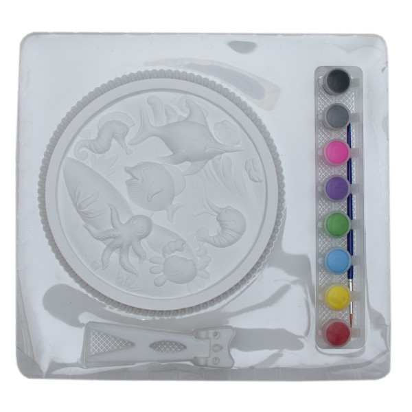 Набір для дитячої творчості - Підводний світ, 16,5x16,5x3 см, гіпс (L2016-7)