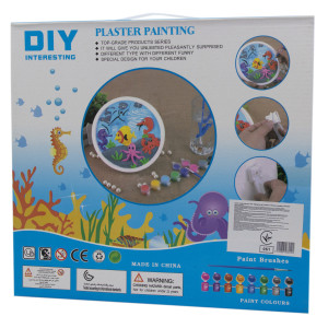 Набір для дитячої творчості - Підводний світ, 16,5x16,5x3 см, гіпс (L2016-7)