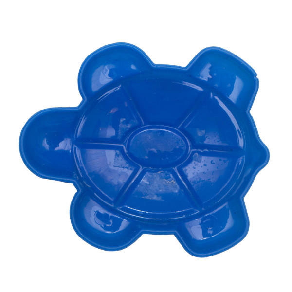 Формочка - черепашка, 9,3x7,6x2 см, синій, пластик (JH2-003-3)