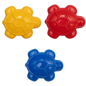 Формочка - черепашка, 9,3x7,6x2 см, синій, пластик (JH2-003-3)