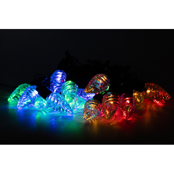 Світлодіодна гірлянда з насадками, 2 м, 20 л, різнокольоровий, IP20 (650965)
