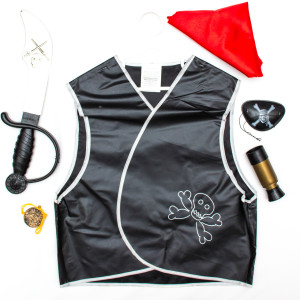 Карнавальний ігровий набір пірата, 45x37 см, з аксесуарами (513108)