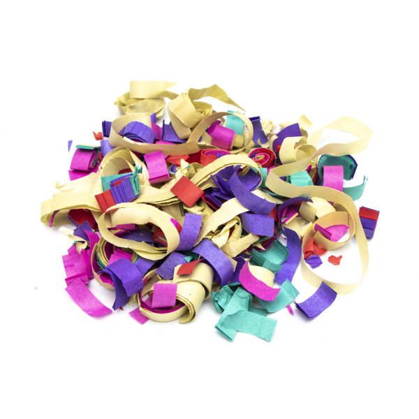 Хлопавка пневматична, 60 см, "PARTY POPPERS", різнокольорові паперові фігурки (400225-1)