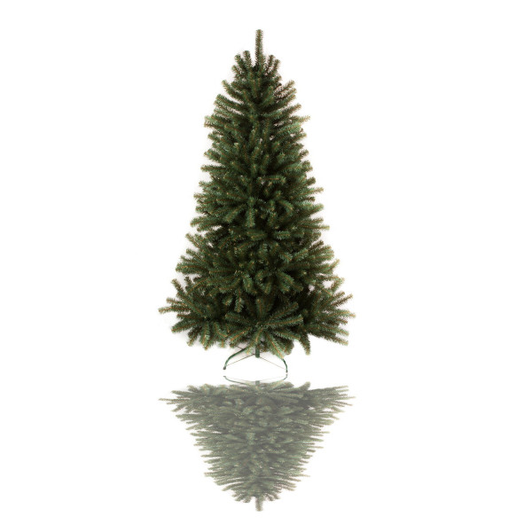 Ялинка штучна - Луна, 210 см, з 2 частин, металева ніжка, ялинка, зелений, ПВХ (МЛН-210)