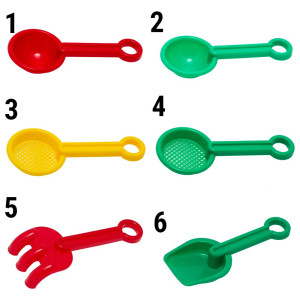 Лопатка Jiahe Plastic, 13,5x5,6x2 см, зелений, пластик (JH1-001G,H,I,J-6)