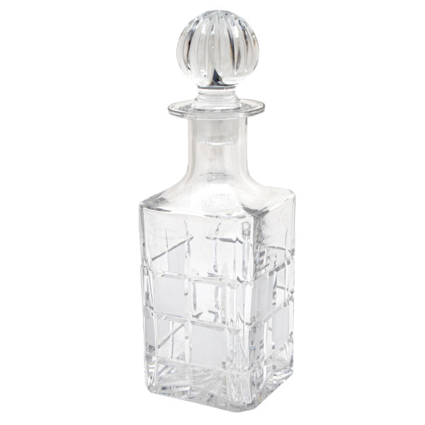 Кришталевий набір посуду для віскі у подарунковій упаковці з тканиною, 7 од. (6280/2)