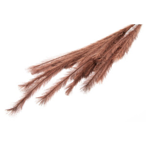 Штучна рослина Осока, 120 см, коричневий, пластик (130429)