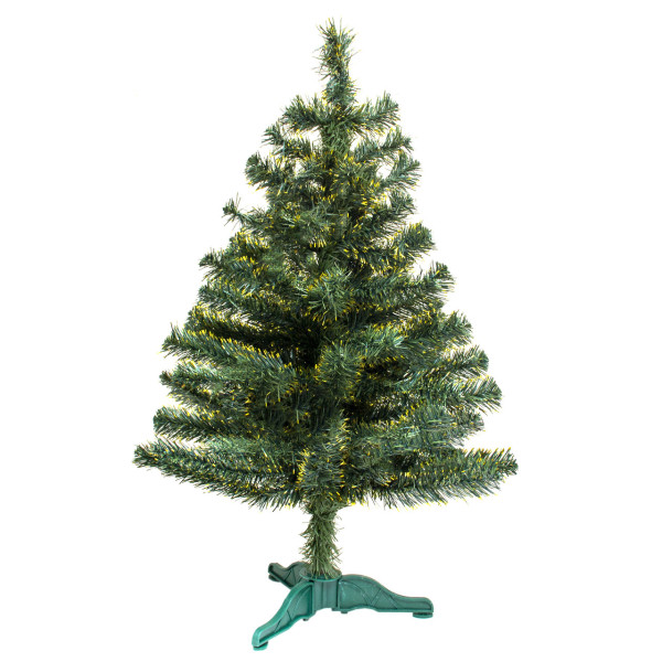 Ялинка штучна новорічна 90 см, зелено-золотистий, ПВХ (7МАГ-90)