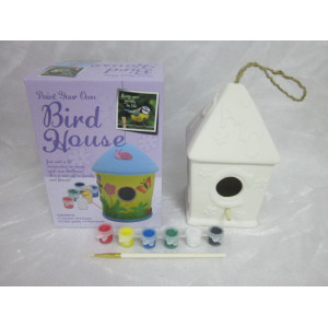 Набір для дитячої творчості - Шпаківня, 12,5x11,2x18,4 см, кераміка (023011)