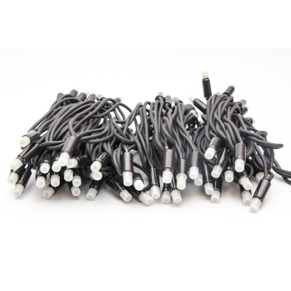 Світлодіодна гірлянда, 8 м, 80 л, холодний білий,  IP44 (040605)