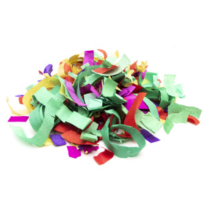 Хлопавка пневматична, PARTY POPPERS 40 см, різнокольорові полоски з паперу (400324-2)