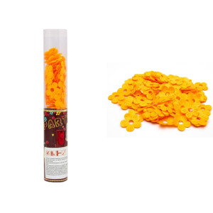 Хлопавка пневматична, 25 см, помаранчеві тканинні квіточки (400652-2)